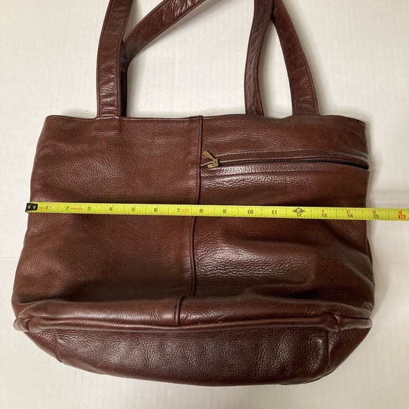 Vintage Lew 'N' Me 2 Leather Purses Black Brown Made In USA - Picture 6 of 16